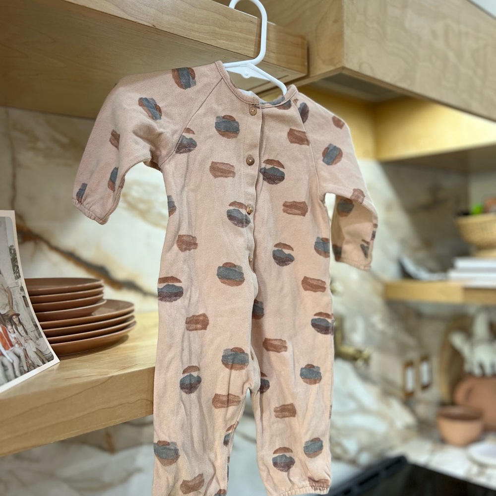 Zara Romper 6-9 months geometric Desert Romper